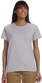 Gildan Ladies' Ultra Cotton 6 oz. T-Shirt SPORT GREY Primary
