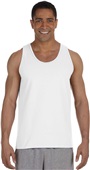 Gildan Adult Ultra Cotton 6 oz. Tank WHITE Primary