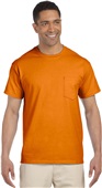Gildan Adult Ultra Cotton Short Sleeve Pocket Tee S ORANGE Primary