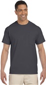 Gildan Adult Ultra Cotton Short Sleeve Pocket Tee CHARCOAL Primary