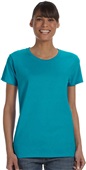 Gildan Ladies' Heavy Cotton 5.3 oz. T-Shirt TROPICAL BLUE Primary