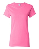 Gildan Ladies' Heavy Cotton 5.3 oz. T-Shirt AZALEA Primary