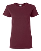 Gildan Ladies' Heavy Cotton 5.3 oz. T-Shirt MAROON Primary