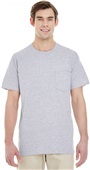 Gildan Adult Heavy Cotton 5.3 oz. Pocket T-Shirt SPORT GREY Primary