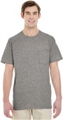 Gildan Adult Heavy Cotton 5.3 oz. Pocket T-Shirt GRAPHITE HEATHER Primary