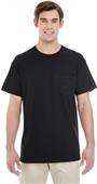 Gildan Adult Heavy Cotton 5.3 oz. Pocket T-Shirt BLACK Primary
