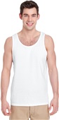 Gildan Adult Heavy Cotton 5.3 oz. Tank WHITE Primary