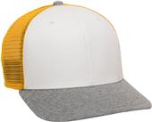 OC Sports Heathered 6 Panel Mesh Snap Back Cap RGR-200M