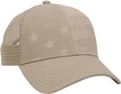 OC Sports Debossed American Flag Mesh Back Cap OC Sports Debossed American Flag Mesh Back Cap