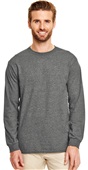 Gildan Adult 5.5 oz., 50/50 Long-Sleeve T-Shirt GRAPHITE HEATHER Primary