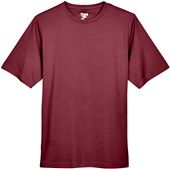 Team 365 Men Youth Sonic Heather Performance Tee SPORT MAROON HEATHER Primary