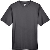 Team 365 Men Youth Sonic Heather Performance Tee DARK GREY HEATHER Primary