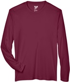 Team 365 Men Youth Zone Performance LS Tee SPORT MAROON Primary