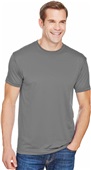Bayside Mens 4.5 oz. Polyester Performance T-Shirt CHARCOAL Primary