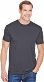 Bayside Mens 4.5 oz. Polyester Performance T-Shirt BLACK Primary