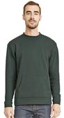 Next Level Unisex Crew Sweatshirt with Pocket