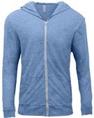 Threadfast Apparel Unisex Triblend Full-Zip Hoodie