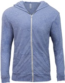 Threadfast Apparel Unisex Triblend Full-Zip Hoodie