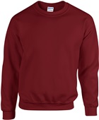 Gildan Adult Heavy Blend 50/50 Fleece Crew GARNET Primary