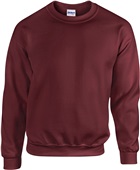 Gildan Adult Heavy Blend 50/50 Fleece Crew MAROON Primary