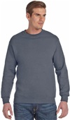 Gildan Adult DryBlend 50/50 Fleece Crew Sweatshirt CHARCOAL Primary