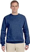 Jerzees Adult Youth NuBlend Fleece Crew Sweatshirt VINTAGE HEATHER NAVY Primary