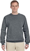 Jerzees Adult Youth NuBlend Fleece Crew Sweatshirt CHARCOAL GREY Primary