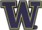 Fan Mats Univ. of Washington Color Vehicle Emblem