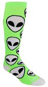 ALIENS EVERYWHERE - Cute Novelty Fun Design Knee-High Socks (1-Pair)