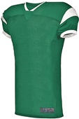Augusta Adult Youth Slant Football Jersey DARK GREEN/WHITE Primary