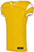 Augusta Adult Youth Slant Football Jersey GOLD/WHITE Primary