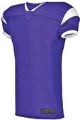 Augusta Adult Youth Slant Football Jersey PURPLE/WHITE Primary