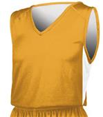 Russell Undivided Reversible Basketball Jerseys Outside: GOLD, Inside: WHITE Primary