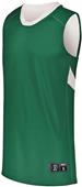 Holloway Mens Youth Dual-Side Basketball Jerseys Outside: FOREST, Inside: WHITE Primary
