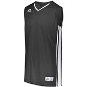 Russell Adult Youth Legacy Basketball Jerseys BLACK/WHITE Primary