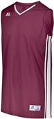 Russell Adult Youth Legacy Basketball Jerseys MAROON/WHITE Primary
