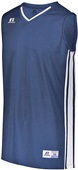 Russell Adult Youth Legacy Basketball Jerseys NAVY/WHITE Primary