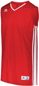 Russell Adult Youth Legacy Basketball Jerseys TRUE RED/WHITE Primary