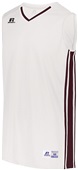 Russell Adult Youth Legacy Basketball Jerseys WHITE/MAROON Primary