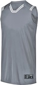 Holloway Adult/Youth Retro Basketball Jerseys GRAPHITE/WHITE Primary