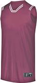 Holloway Adult/Youth Retro Basketball Jerseys MAROON/WHITE Primary
