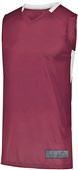Augusta Adult Youth Step-Back Basketball Jerseys MAROON/WHITE Primary