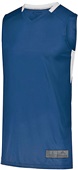 Augusta Adult Youth Step-Back Basketball Jerseys NAVY/WHITE Primary