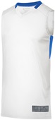Augusta Adult Youth Step-Back Basketball Jerseys WHITE/ROYAL Primary