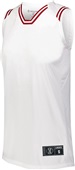 Holloway Ladies Retro Basketball Jersey WHITE/SCARLET Primary