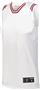Holloway Ladies Retro Basketball Jersey WHITE/SCARLET Primary