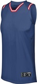 Holloway Ladies Retro Basketball Jersey NAVY/SCARLET/WHITE Primary