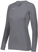 High 5 Women/Girls Truhit Volleyball LS Jersey GRAPHITE Primary