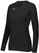 High 5 Women/Girls Truhit Volleyball LS Jersey BLACK Primary
