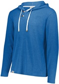 Adult Side Seam Pockets, Brass Colored Accents Hoodie ROYAL HEATHER Primary